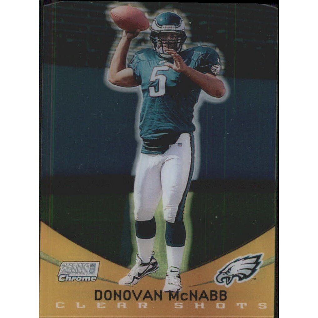 1999 Stadium Club Chrome Clear Shots Refractors #6 Donovan McNabb