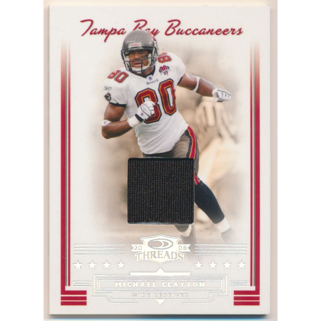 2006 Donruss Threads Jerseys Prime #92 Michael Clayton