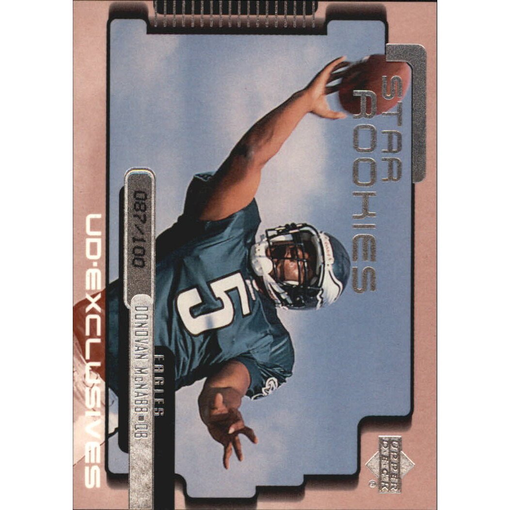 1999 Upper Deck Exclusives 100 #235 Donovan McNabb