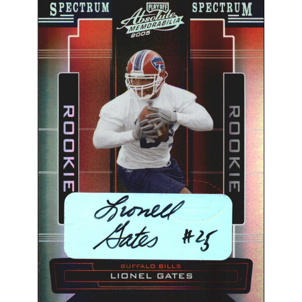 2005 Absolute Memorabilia Spectrum Silver Autographs #190 Lionel Gates/249
