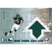 2002 Upper Deck XL Big Time Jerseys Grey Background #BTDM Donovan McNabb/100