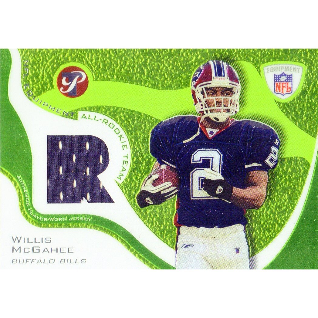 2003 Topps Pristine All-Rookie Team Jerseys #ARTWM Willis McGahee B