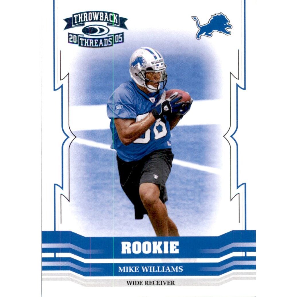 2005 Throwback Threads Platinum Holofoil #195 Mike Williams