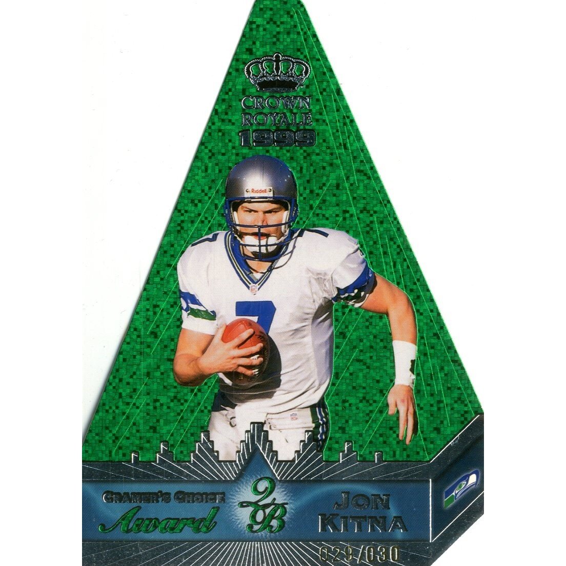 1999 Crown Royale Cramer's Choice Jumbos Green #9 Jon Kitna