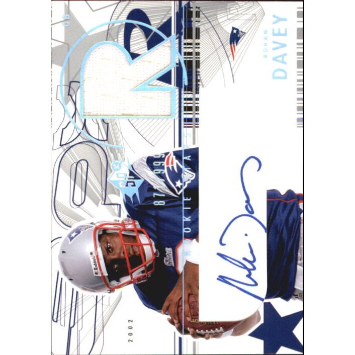 2002 SPx #167 Rohan Davey JSY AU RC