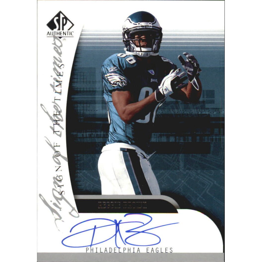 2005 SP Authentic Sign of the Times #SOTRE Reggie Brown