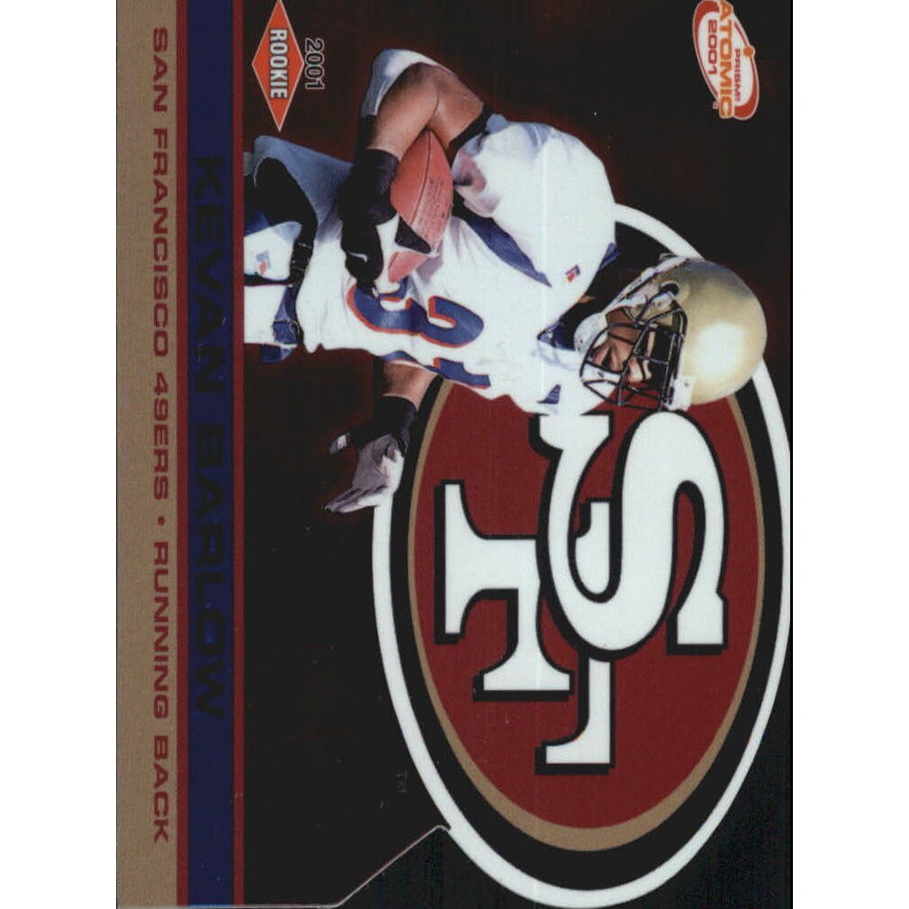 2001 Pacific Prism Atomic Blue #190 Kevan Barlow