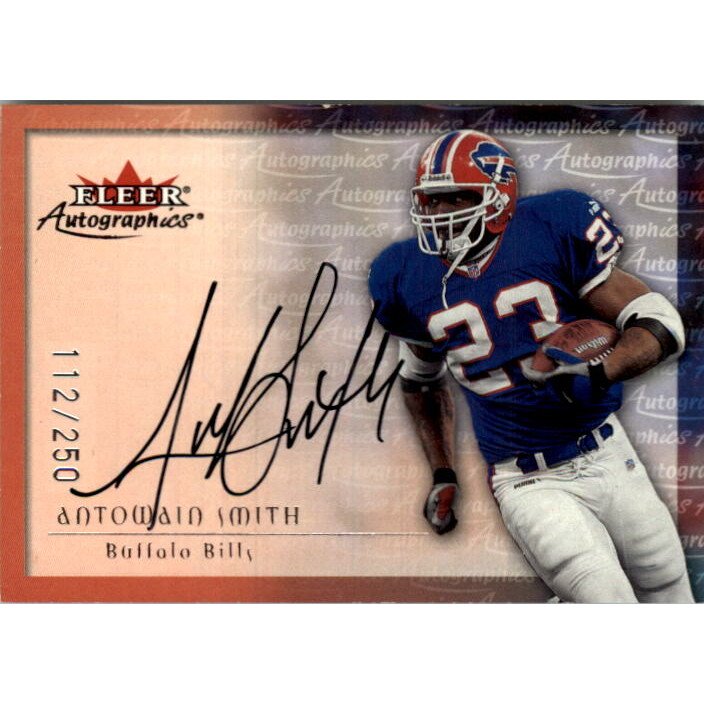 2000 Fleer Tradition Autographics Silver #135 Antowain Smith