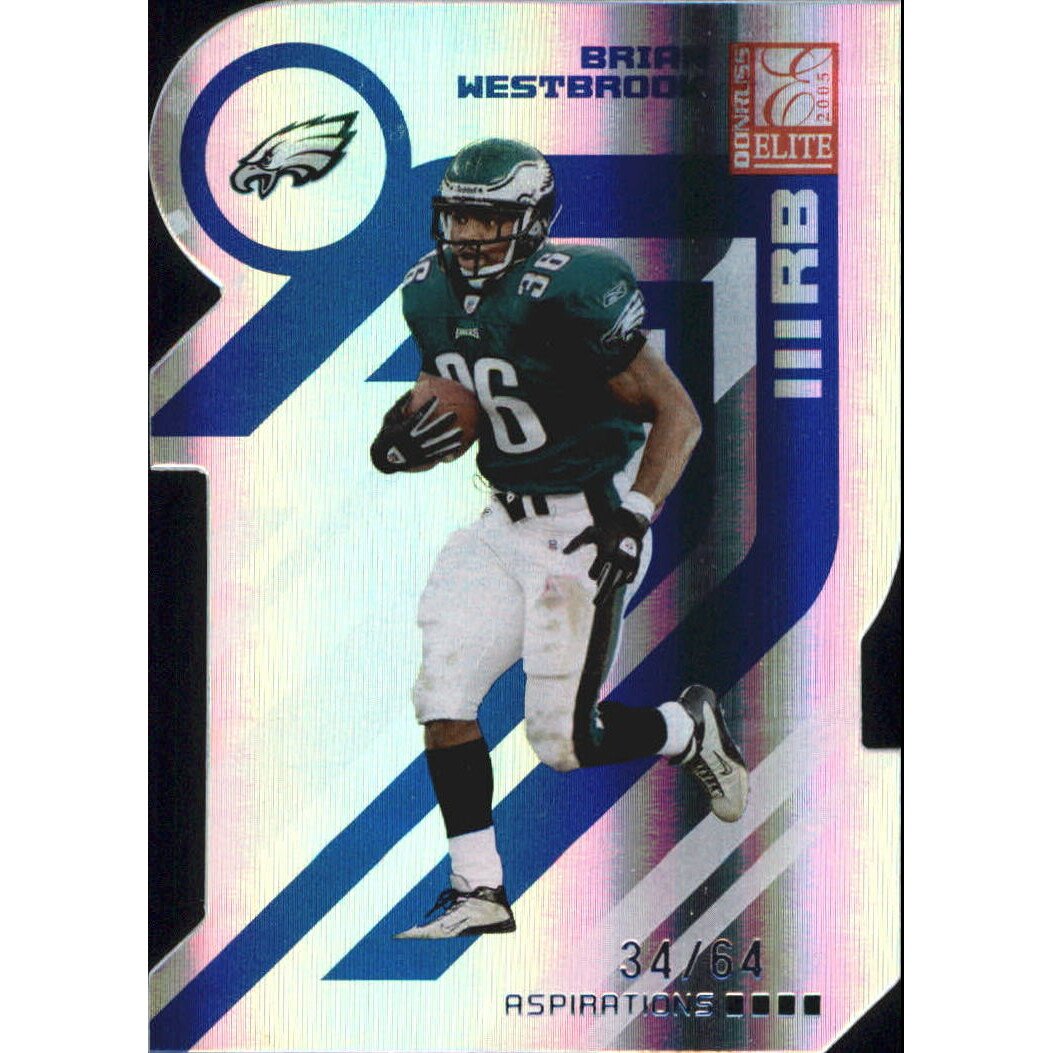2005 Donruss Elite Aspirations #71 Brian Westbrook/64