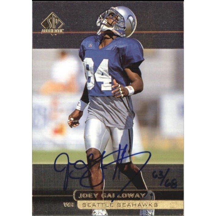 1999 SP Authentic Buy Back Autographs #55 Joey Galloway 98SPA/68