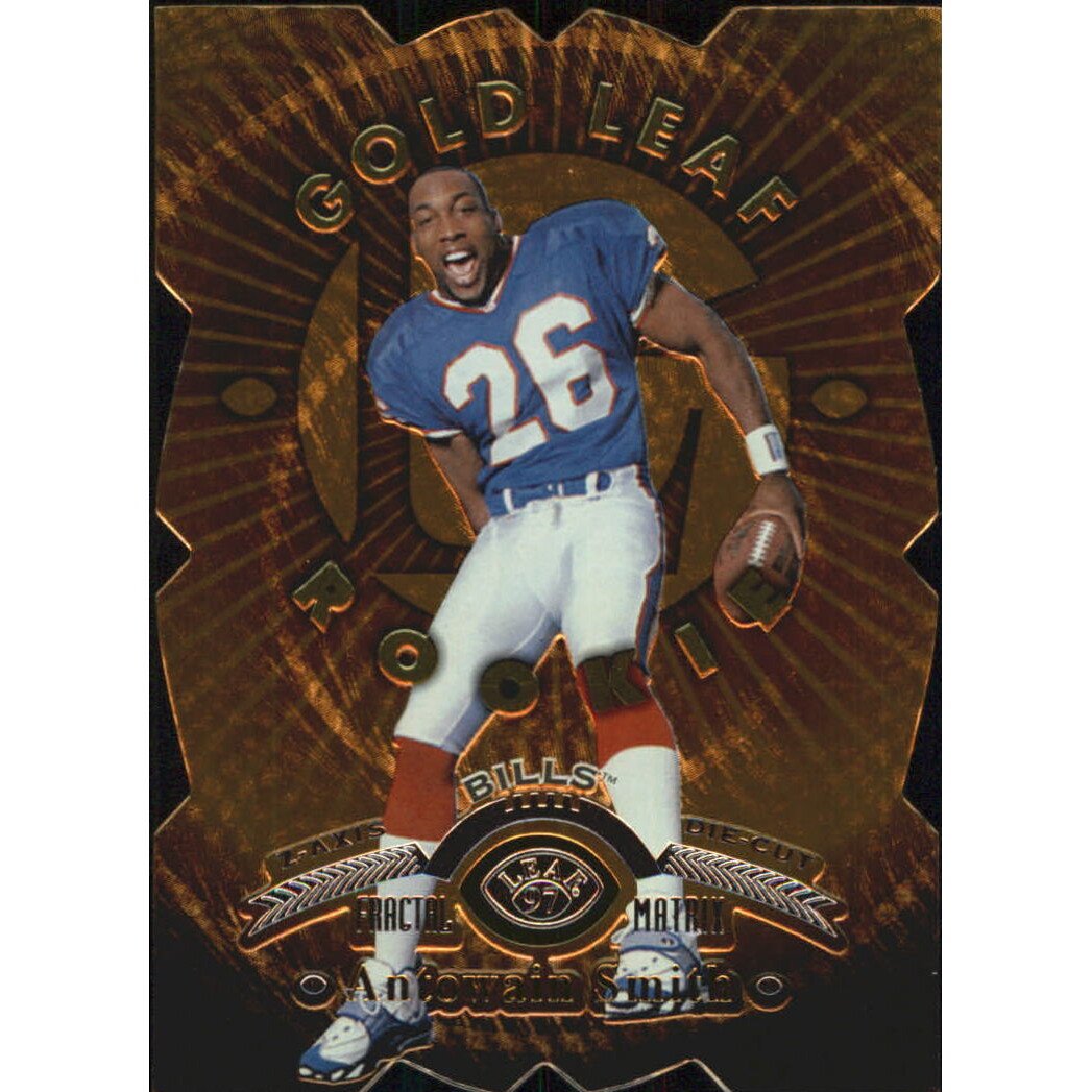 1997 Leaf Fractal Matrix Die-Cuts #158 Antowain Smith GZ