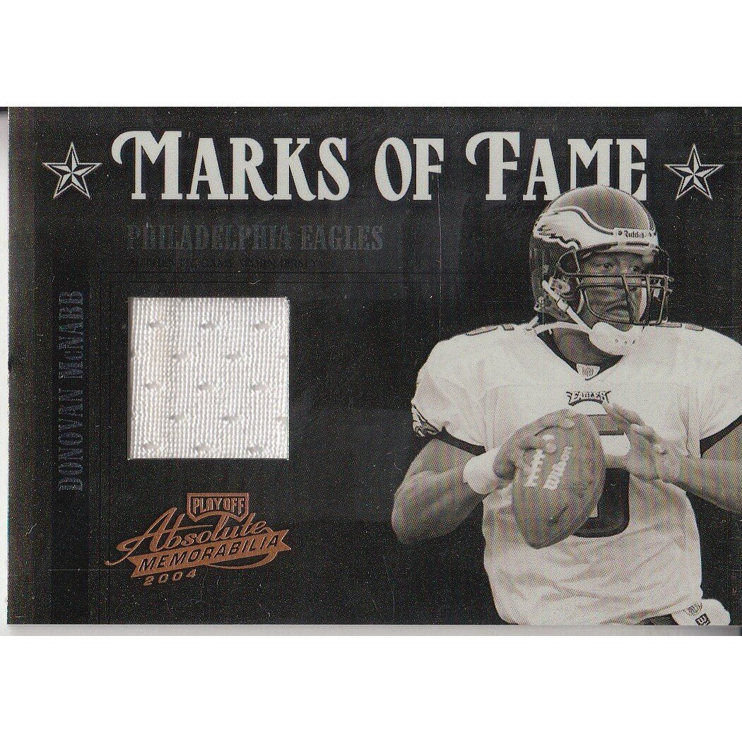 2004 Absolute Memorabilia Marks of Fame Material #MOF10 Donovan McNabb