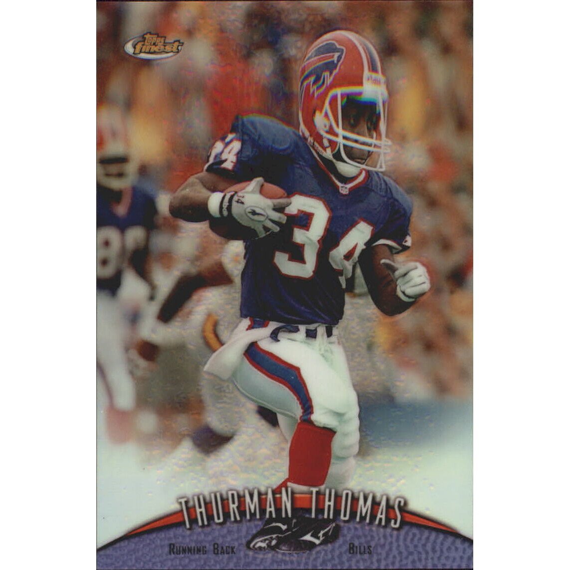 1998 Finest No-Protectors Refractors #97 Thurman Thomas