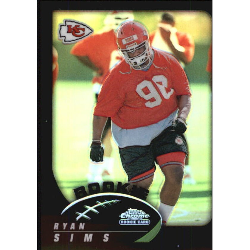 2002 Topps Chrome Refractors #184 Ryan Sims