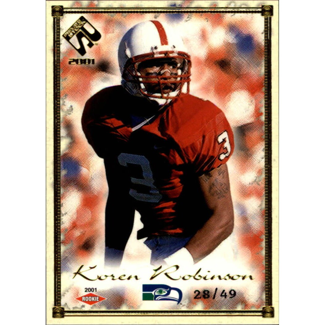 2001 Private Stock Gold Framed #169 Koren Robinson