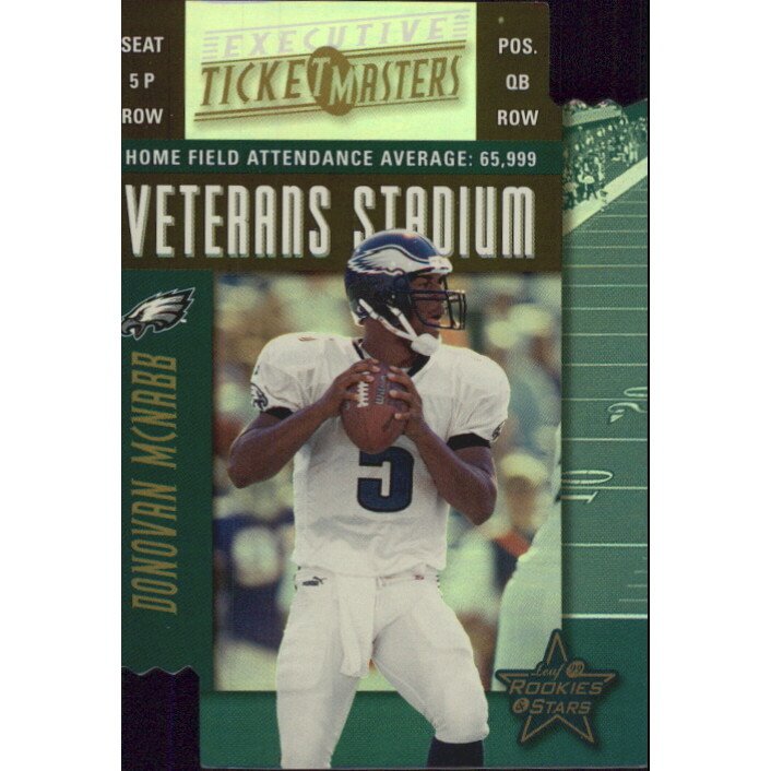 1999 Leaf Rookies and Stars Ticket Masters Executives #25 D.Staley/D.McNabb
