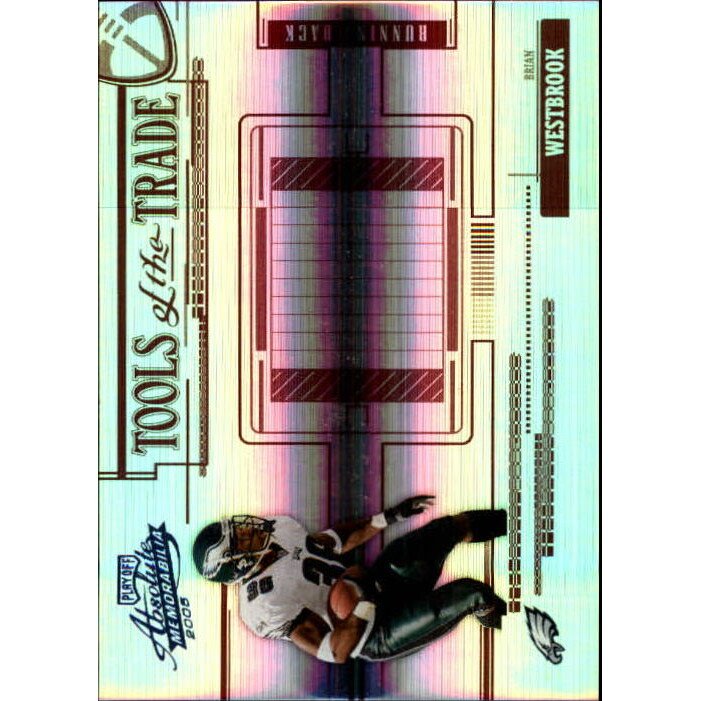 2005 Absolute Memorabilia Tools of the Trade Red Spectrum #11 Brian Westbrook