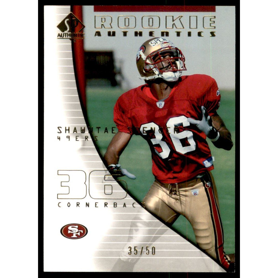 2004 SP Authentic Gold #202 Chris Perry JSY AU