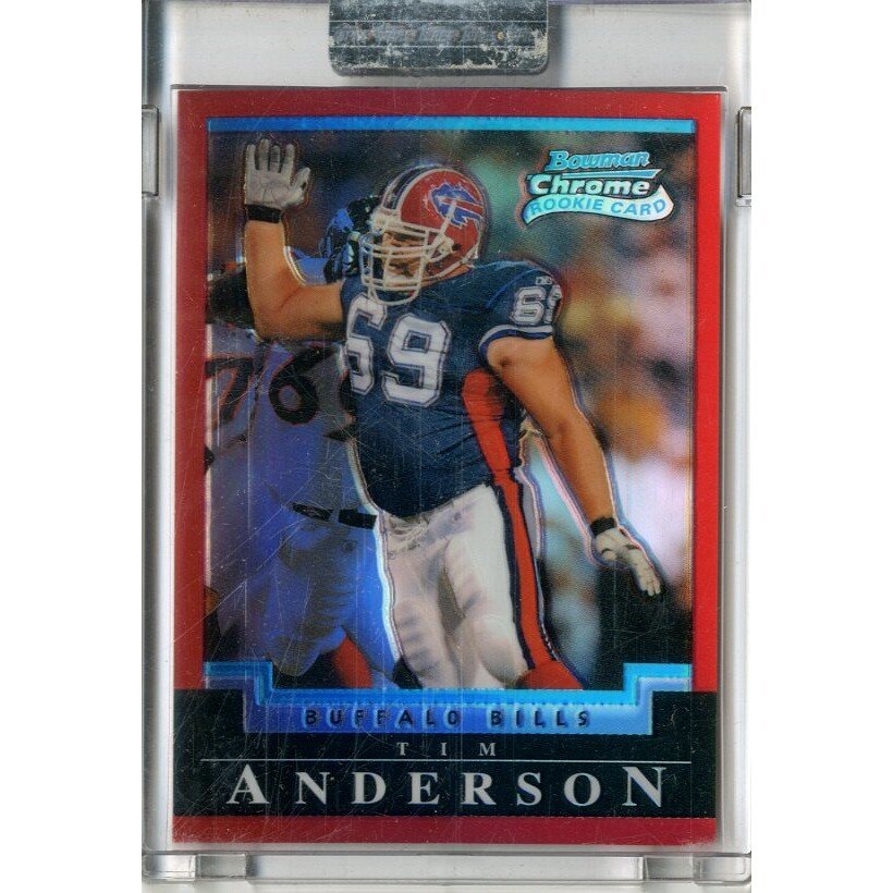 2004 Bowman Chrome Red Refractors #161 Tim Anderson