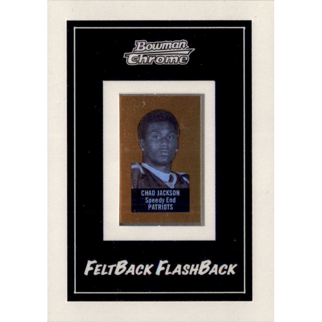 2006 Bowman Chrome Felt Back Flashback Refractors #15 Chad Jackson