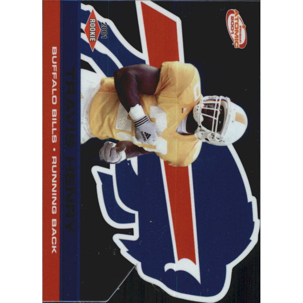 2001 Pacific Prism Atomic Blue #154 Travis Henry
