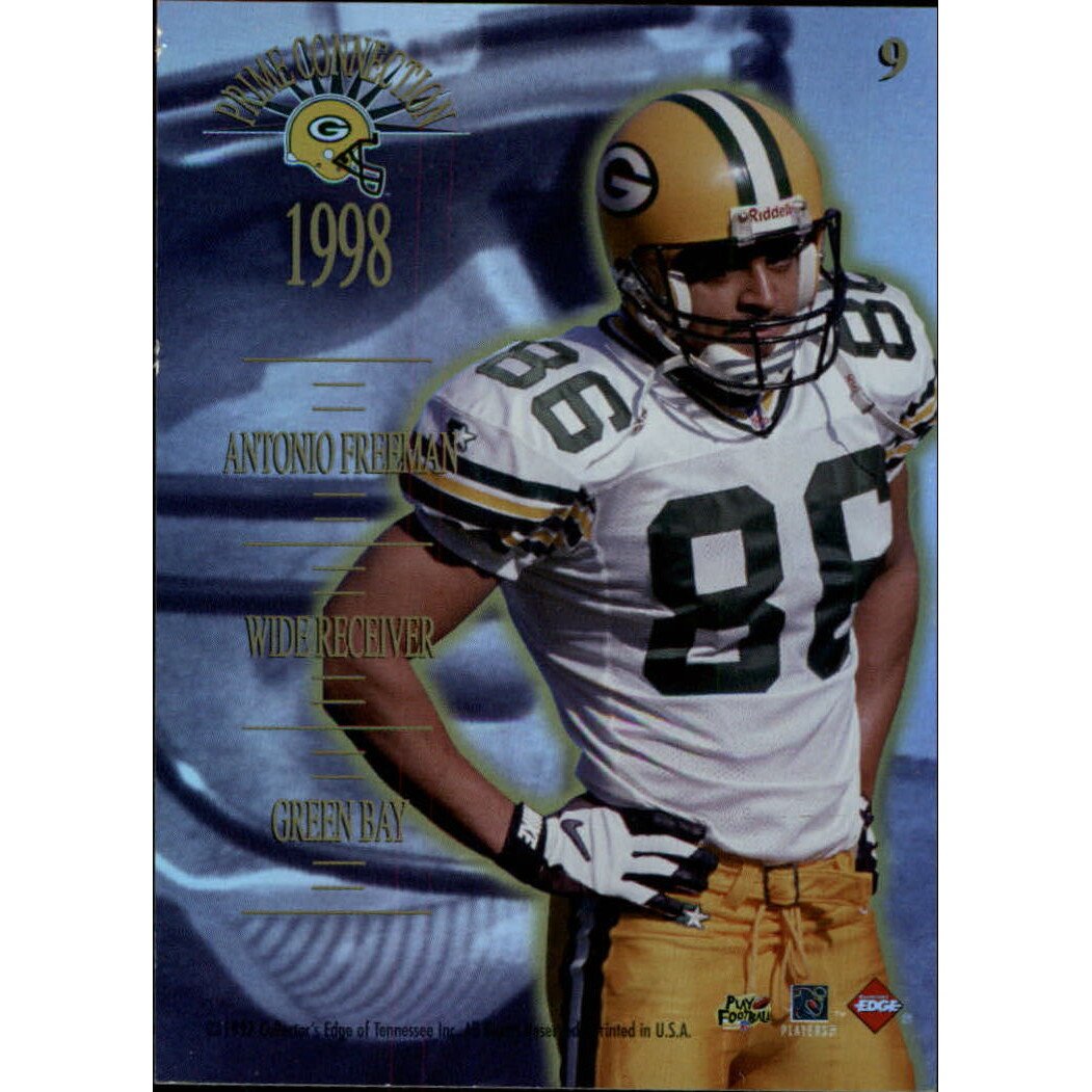1998 Collector's Edge Advantage Prime Connection #9 B.Favre/A.Freeman