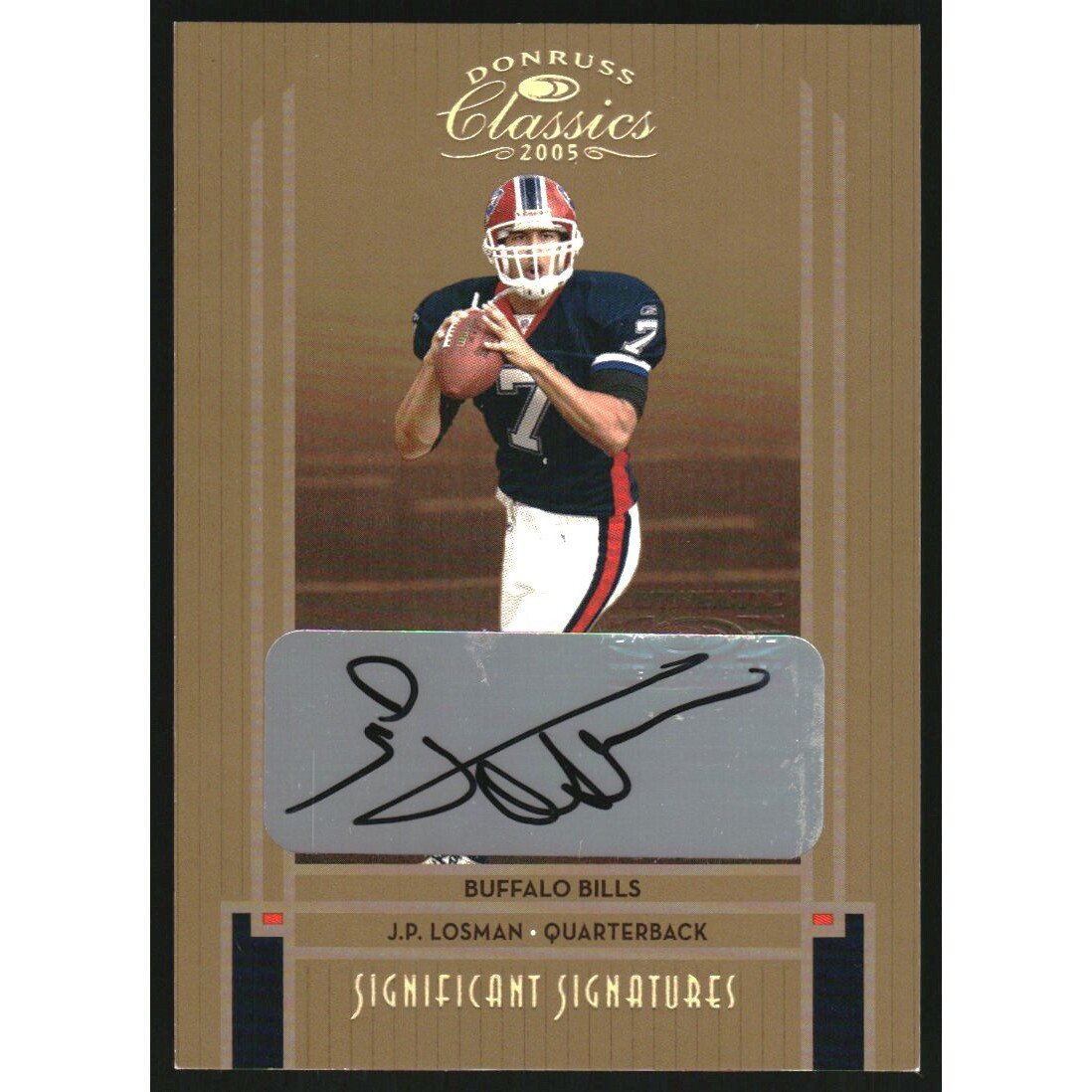 2005 Donruss Classics Significant Signatures Bronze #70 J.P. Losman/100