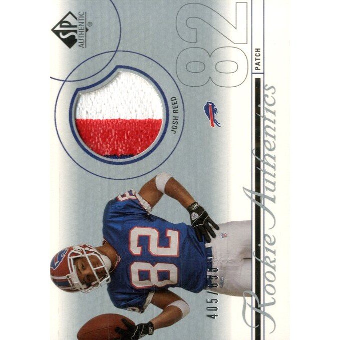 2002 SP Authentic #225 Josh Reed JSY RC
