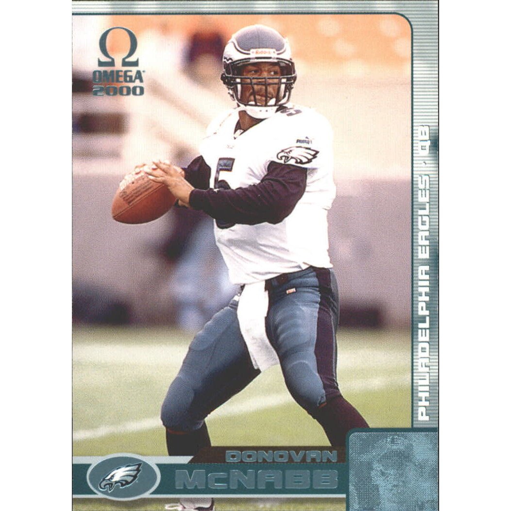 2000 Pacific Omega Platinum Blue #104 Donovan McNabb