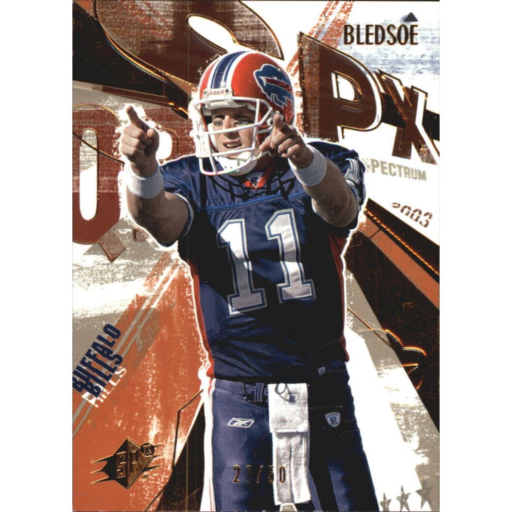 2003 SPx Spectrum #19 Drew Bledsoe