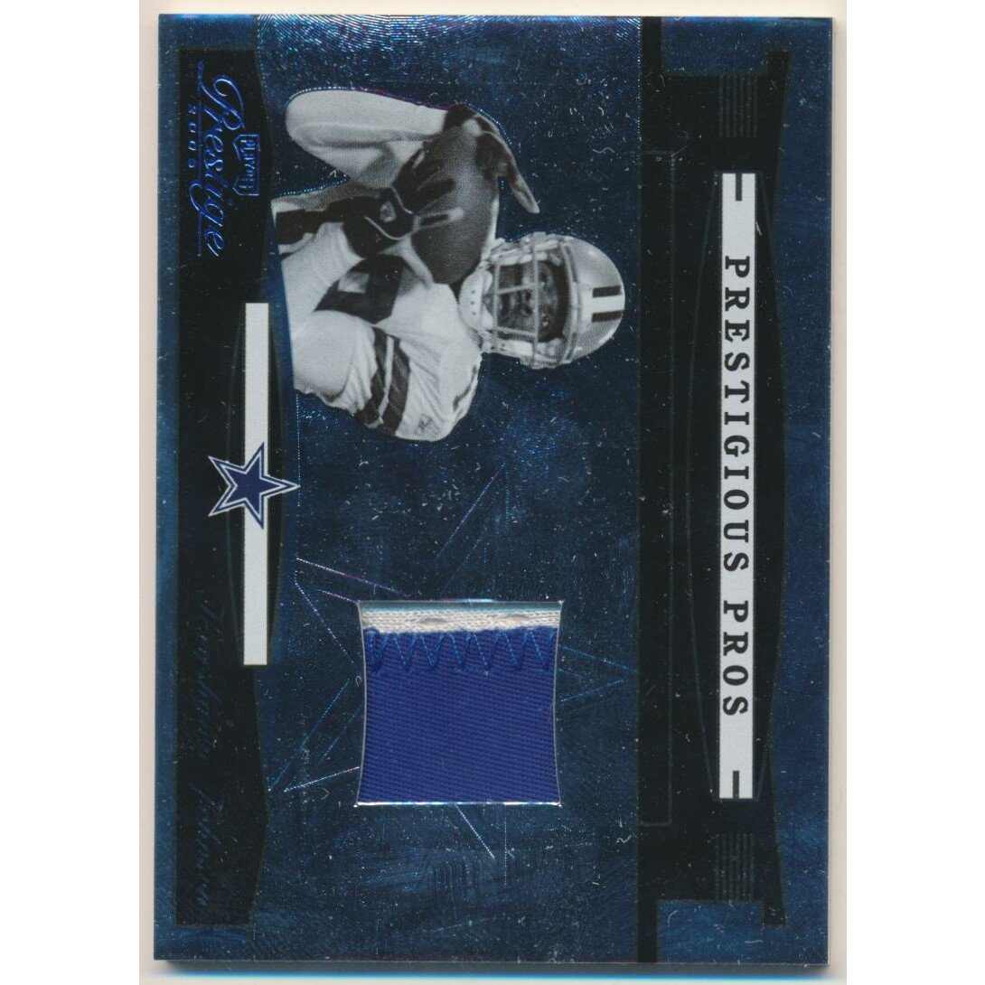 2005 Playoff Prestige Prestigious Pros Jerseys Platinum Patch #PP27 Keyshawn Johnson