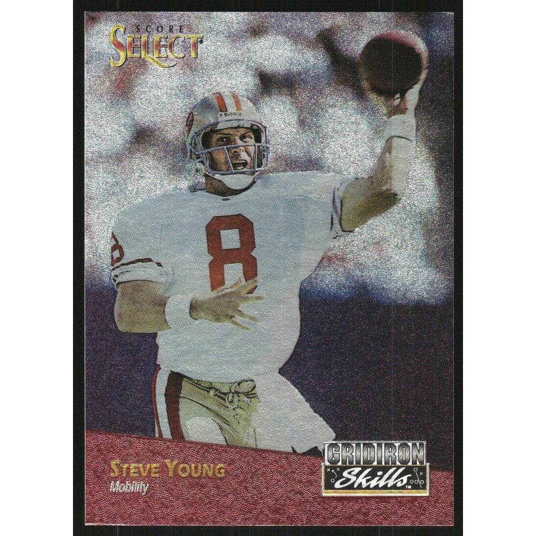 1993 Select Gridiron Skills #2 Steve Young
