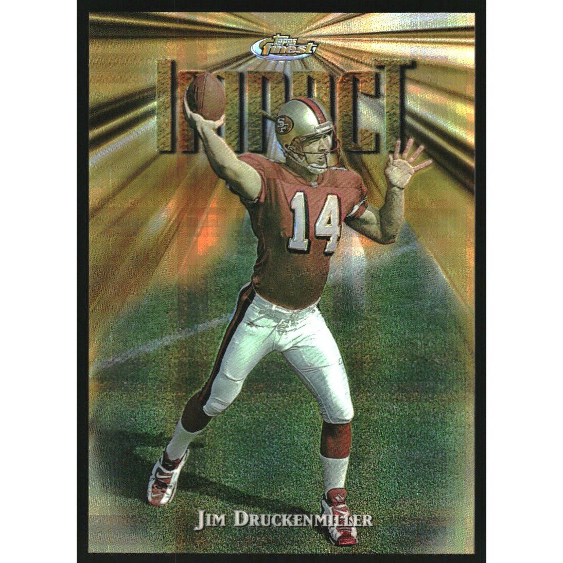 1997 Finest Atomic Refractors #338 Jim Druckenmiller G