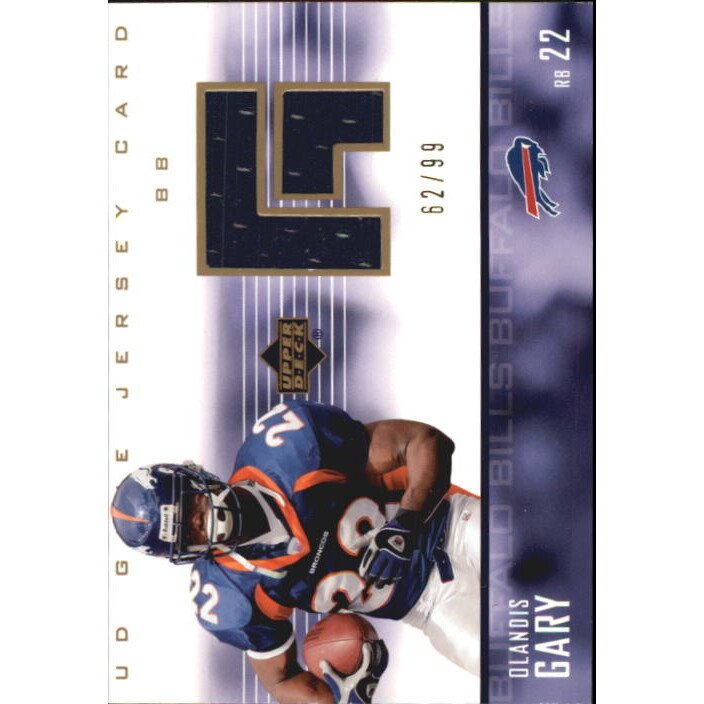 2003 Upper Deck Game Jerseys Gold #GJOG Olandis Gary
