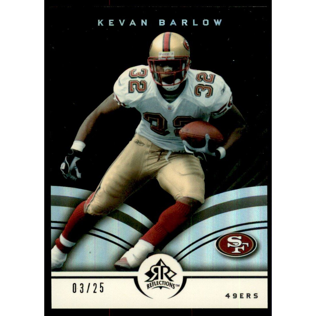 2005 Reflections Black #83 Kevan Barlow