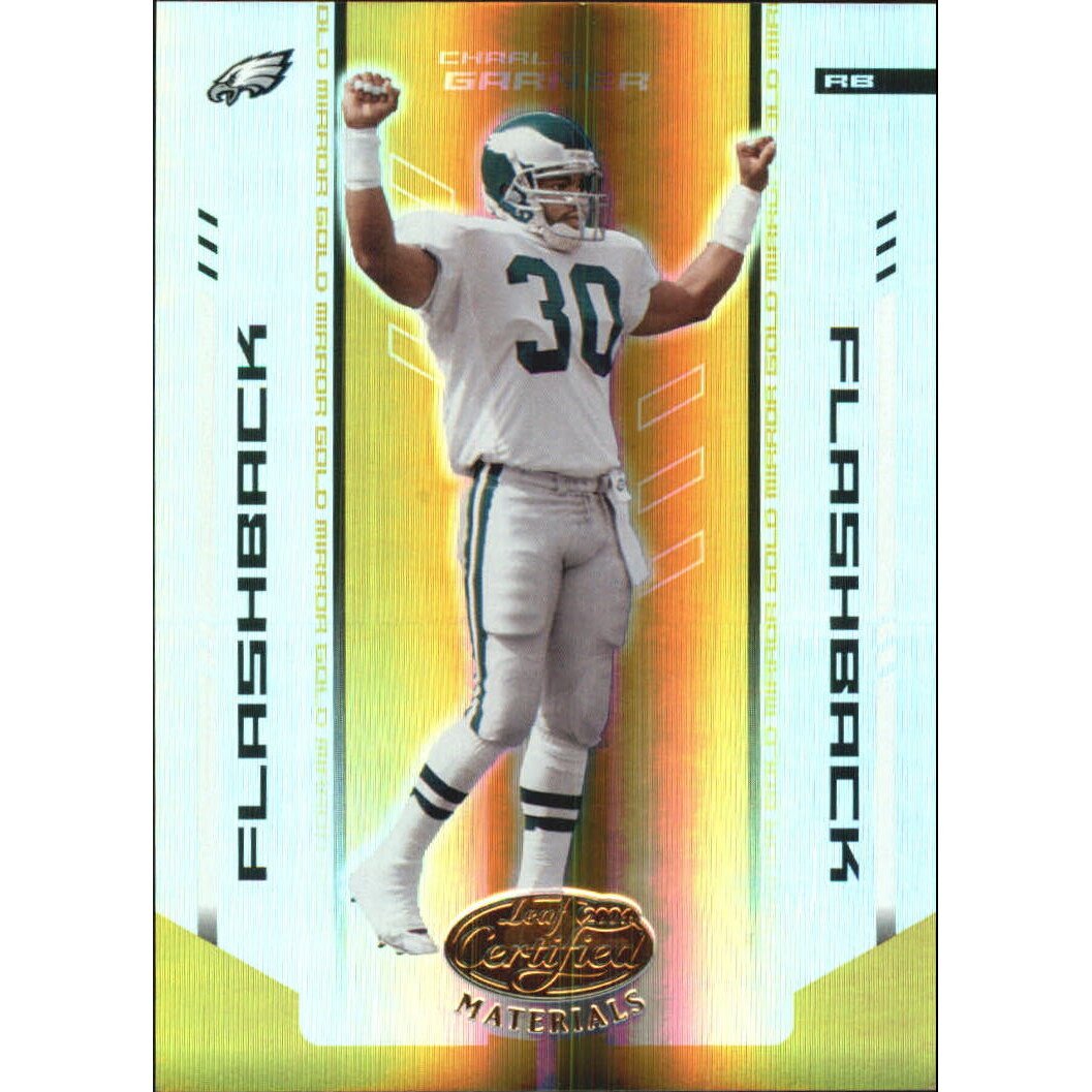 2004 Leaf Certified Materials Mirror Gold #143 Charlie Garner FLB