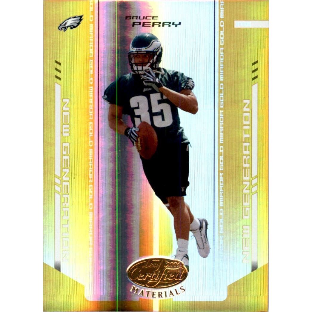 2004 Leaf Certified Materials Mirror Gold #158 Bruce Perry