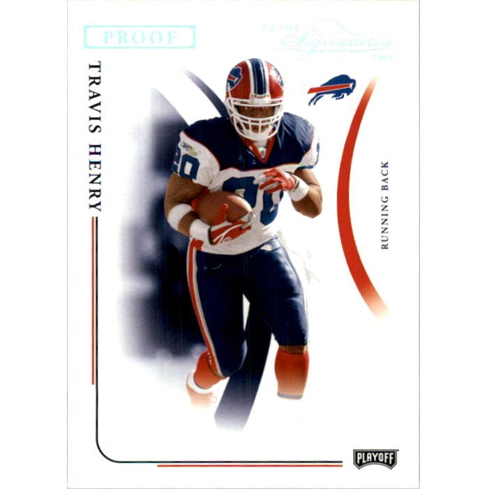 2004 Playoff Prime Signatures Silver Proofs #9 Travis Henry
