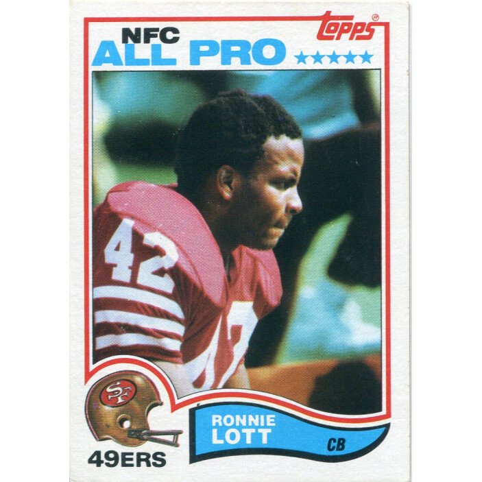 1982 Topps #486 Ronnie Lott RC