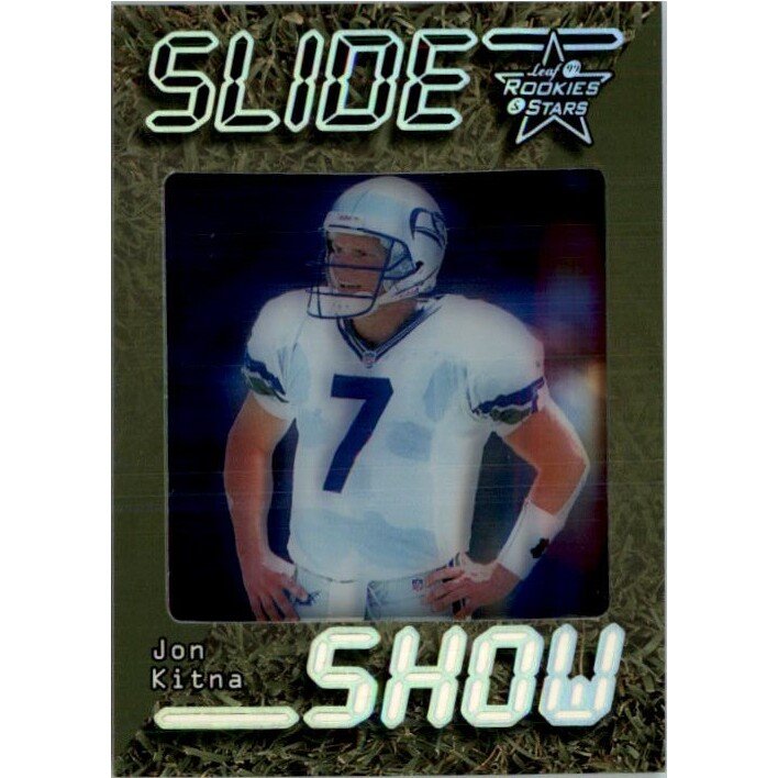 1999 Leaf Rookies and Stars SlideShow Green #SS38 Jon Kitna
