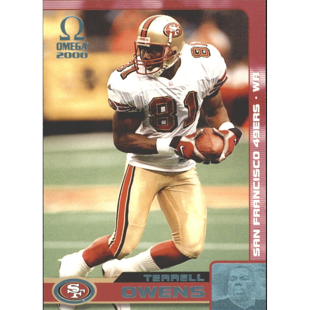 2000 Pacific Omega Platinum Blue #125 Terrell Owens