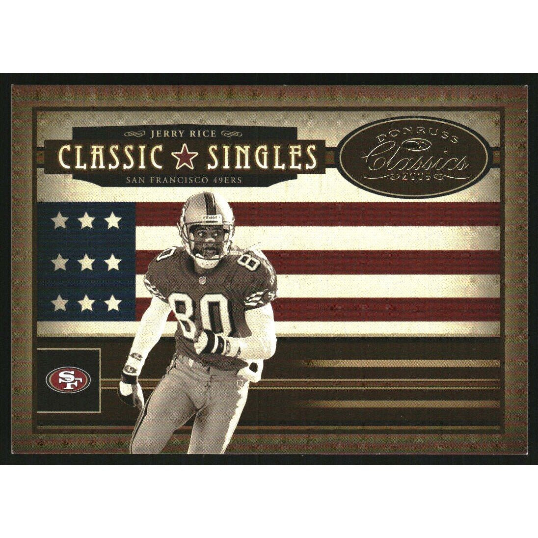 2005 Donruss Classics Classic Singles Gold #10 Jerry Rice