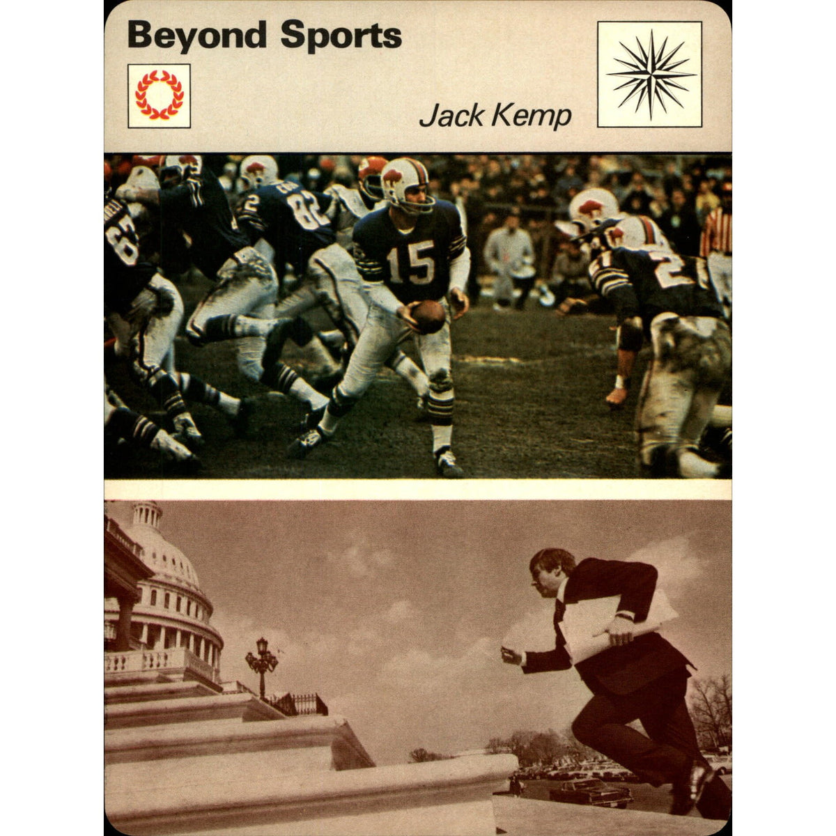 1977-79 Sportscaster Series 83 #8323 Jack Kemp