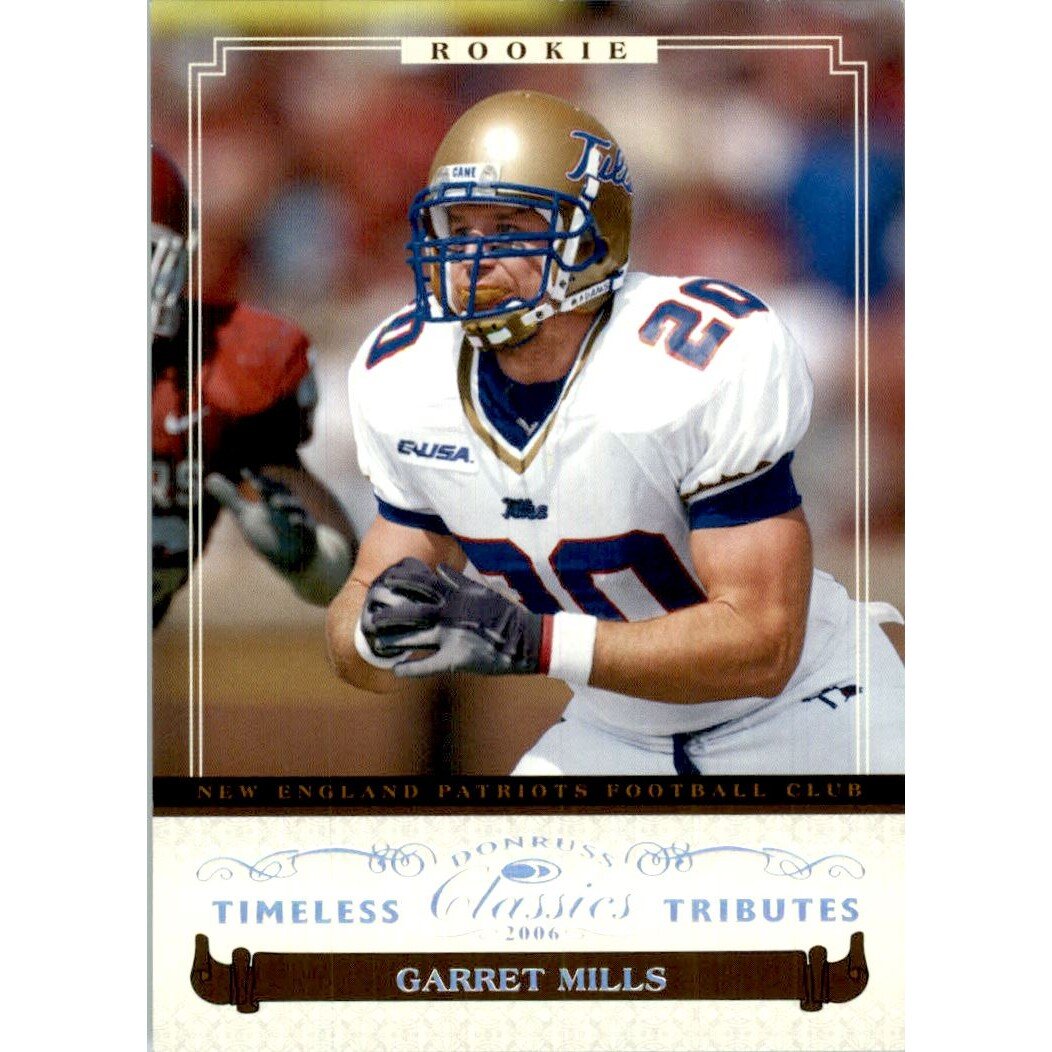 2006 Donruss Classics Timeless Tributes Silver #176 Garrett Mills