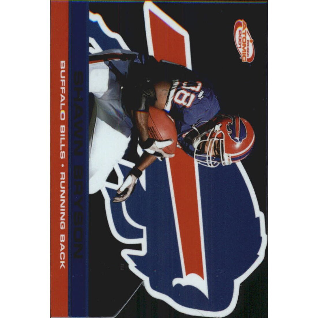 2001 Pacific Prism Atomic Blue #15 Shawn Bryson