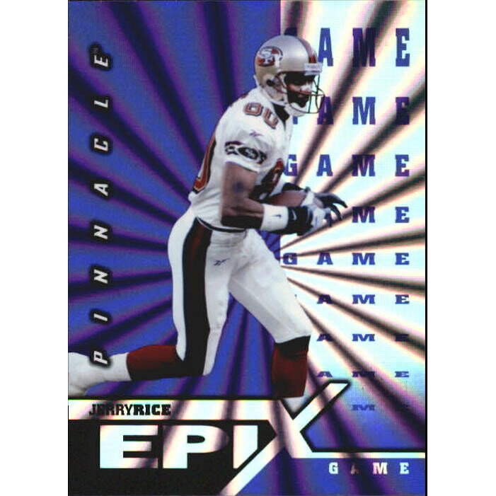 1997 Pinnacle Certified Epix Purple #E19 J.Rice GAME