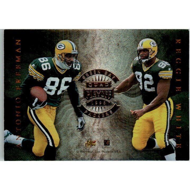 1996 Absolute Quad Series #11 Edgar Bennett/Mark Chmura/Antonio Freeman/Reggie White