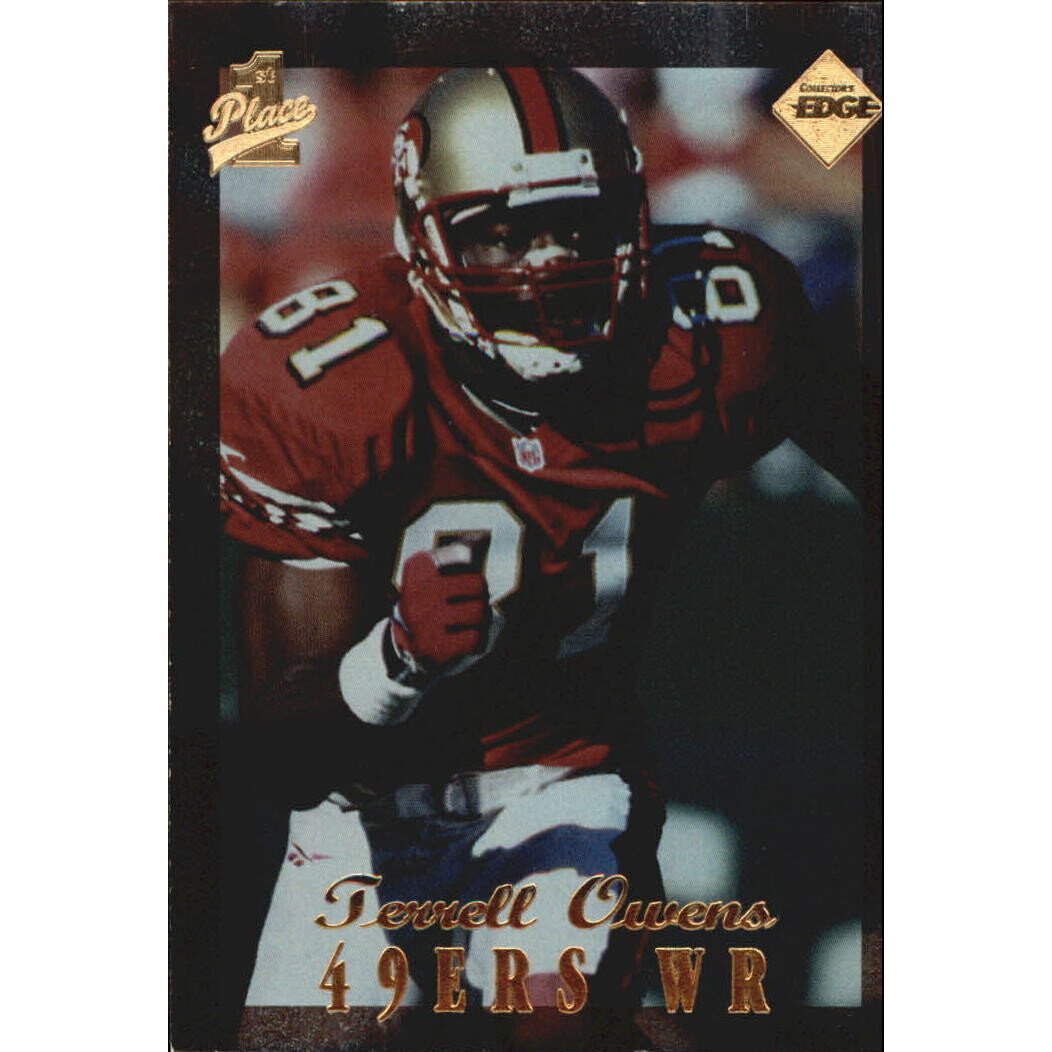 1998 Collector's Edge First Place 50-Point Silver #165 Terrell Owens