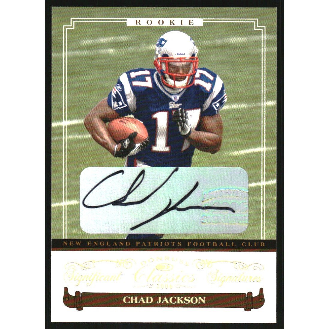 2006 Donruss Classics Significant Signatures Gold #137 Chad Jackson