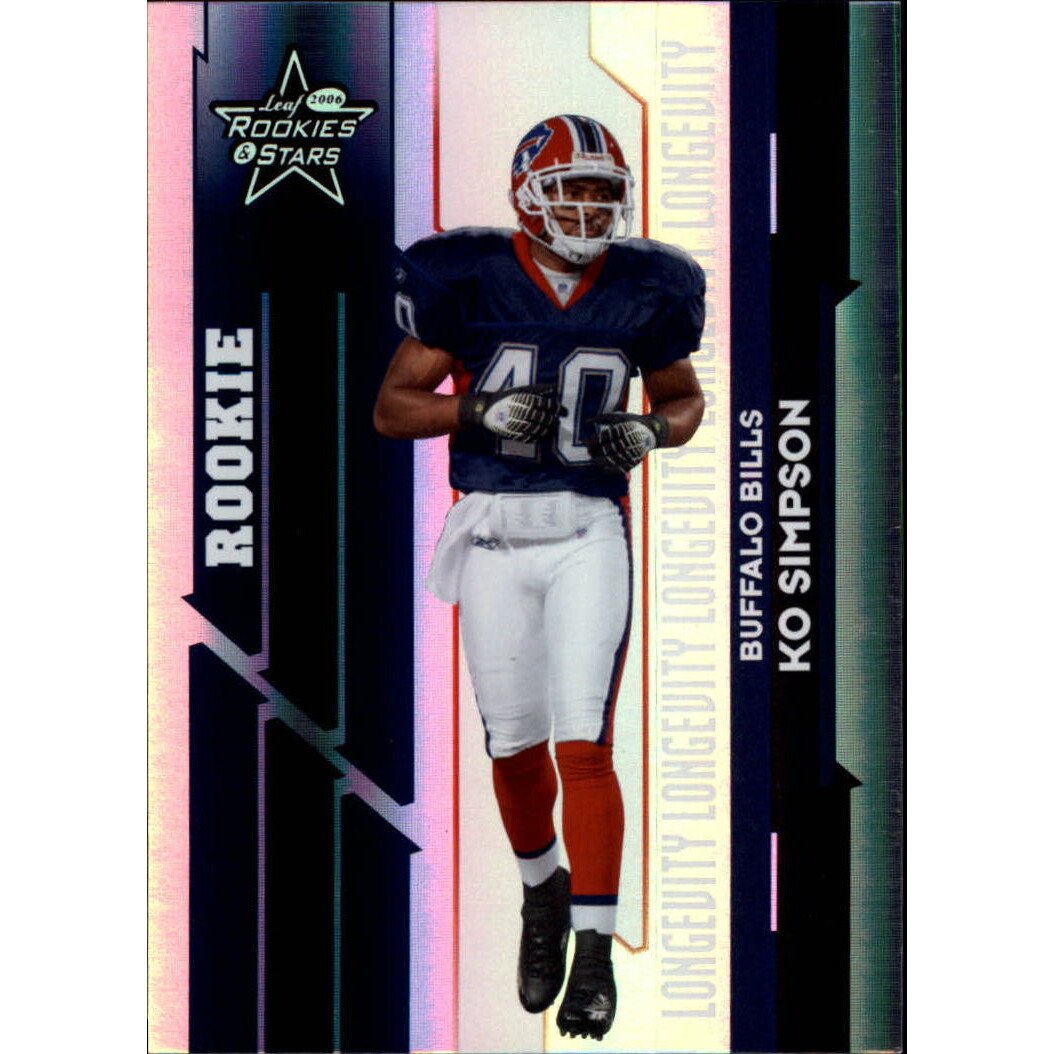 2006 Leaf Rookies and Stars Longevity Holofoil Parallel #184 Ko Simpson